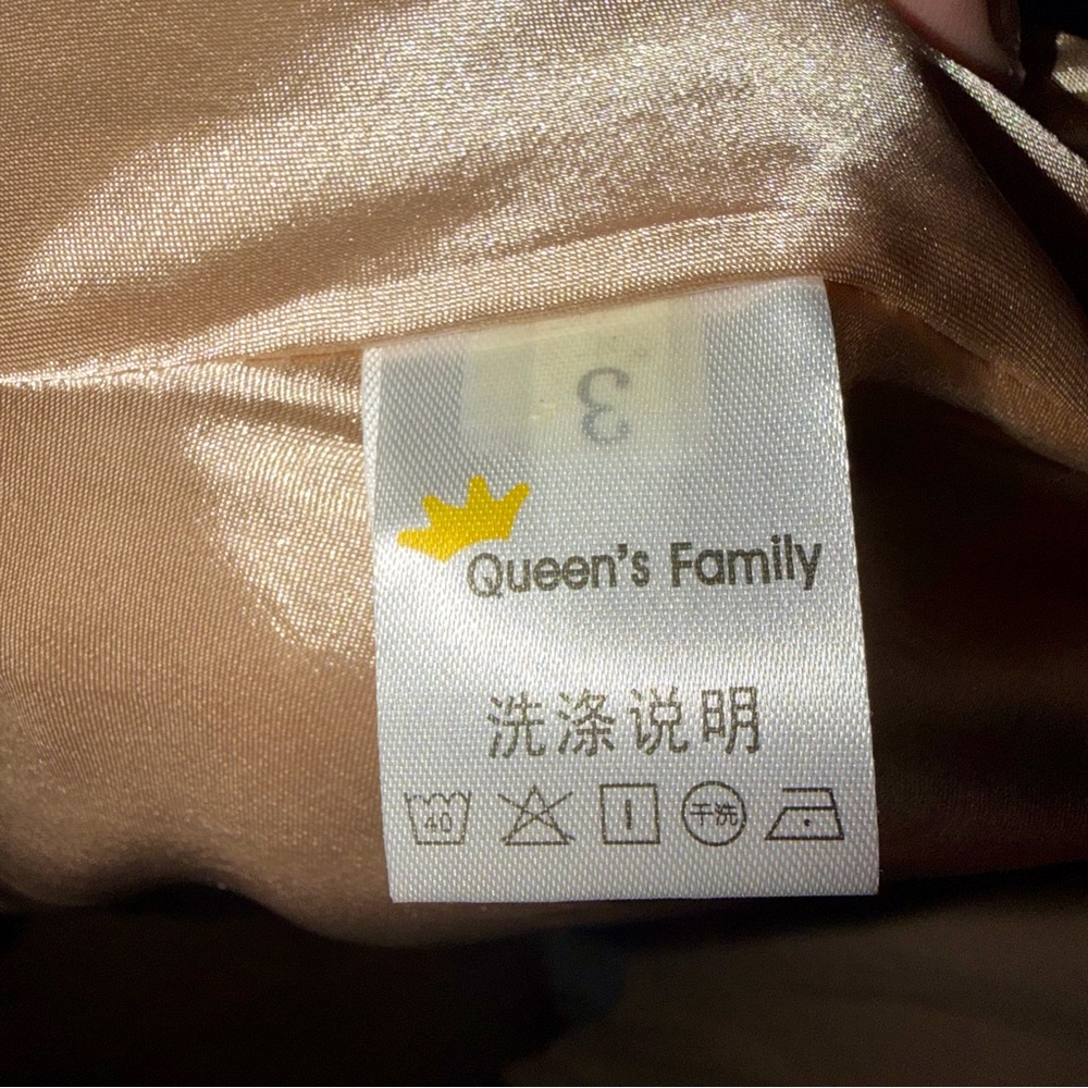 Vintage Queen Family Studio Trench Coat Midi Dress Tan - Child M - X-Small Adult - Picture 6 of 8